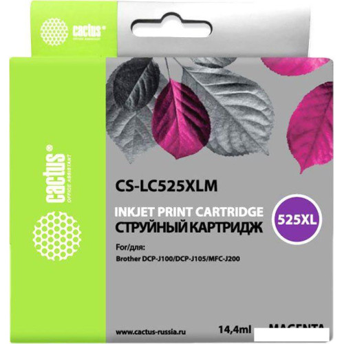 Картридж CACTUS CS-LC525XLM (аналог Brother LC525XLM)