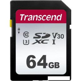 Карта памяти Transcend SDXC 300S 64GB