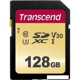 Карта памяти Transcend SDXC 500S 128GB