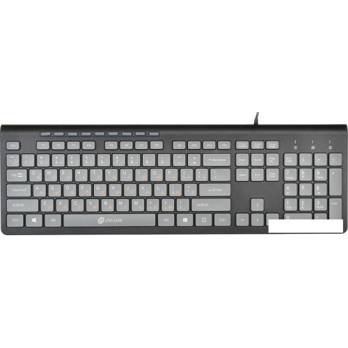 Клавиатура Oklick 480M (черный/серый)