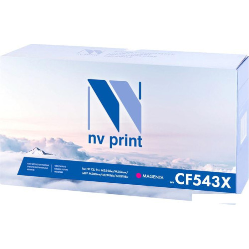 Картридж NV Print NV-CF543XM (аналог HP 203X (CF543X)