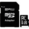 Карта памяти Silicon-Power microSDHC (Class 10) 32GB + адаптер (SP032GBSTH010V10-SP)
