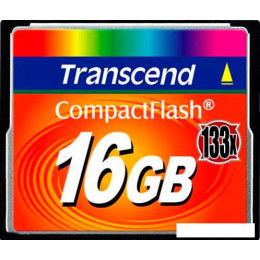 Карта памяти Transcend 133x CompactFlash 16 Гб (TS16GCF133)