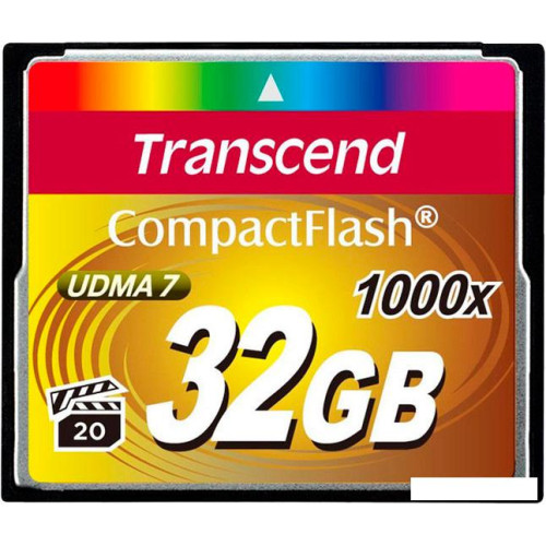 Карта памяти Transcend 1000x CompactFlash Ultimate 32GB (TS32GCF1000)