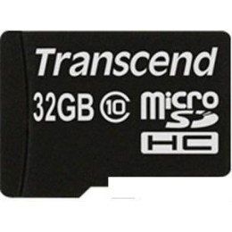 Карта памяти Transcend microSDHC Class 10 32 Гб (TS32GUSDC10)