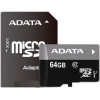 Карта памяти A-Data Premier microSDXC UHS-I U1 Class 10 64GB (AUSDX64GUICL10-RA1)