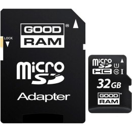 Карта памяти GOODRAM microSDHC (Class 10) UHS-I 32GB + адаптер [M1AA-0320R11]
