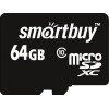 Карта памяти Smart Buy microSDXC (Class 10) 64GB + SD-адаптер (SB64GBSDCL10-01)