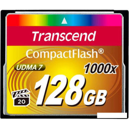 Карта памяти Transcend 1000x CompactFlash Ultimate 128GB (TS128GCF1000)