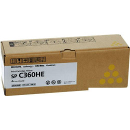 Картридж Ricoh SP C360HE 408187 (желтый)