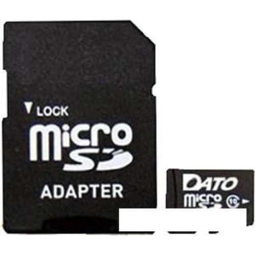 Карта памяти Dato microSDHC DTTF016GUIC10 16GB (с адаптером)