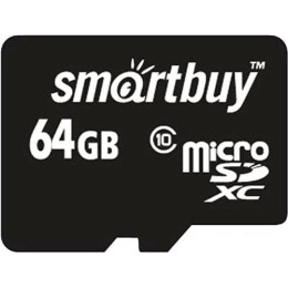Карта памяти Smart Buy microSDXC SB64GBSDCL10-00 64GB
