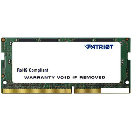 Оперативная память Patriot Signature Line 4GB DDR3 SODIMM PC3-12800 [PSD34G160081S]