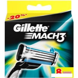 Сменное лезвие Gillette Mach3 (8 шт)