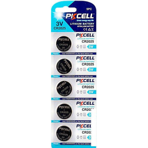 Батарейки PKCELL CR2025 5 шт.