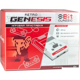 Игровая приставка Retro Genesis 8 Bit Classic (2 геймпада, 300 игр)