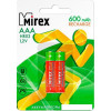 Аккумуляторы Mirex AAA 600mAh 2 шт HR03-06-E2