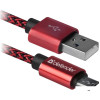 Кабель Defender USB08-03T (красный)
