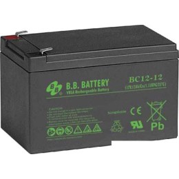 Аккумулятор для ИБП B.B. Battery BC12-12 (12В/12 А·ч)