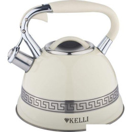 Чайник со свистком KELLI KL-4506 (бежевый)