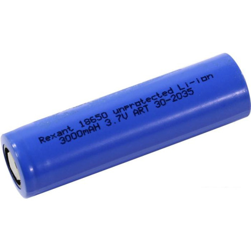 Аккумуляторы Rexant 18650 3000mAh 30-2035