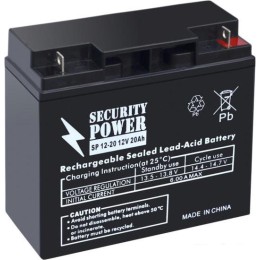 Аккумулятор для ИБП Security Power SP 12-20 (12В/20 А·ч)