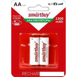 Аккумуляторы SmartBuy AA 2300mAh 2 шт. SBBR-2A02BL2300