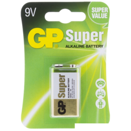 Батарейки GP Super 6LR61/1604A