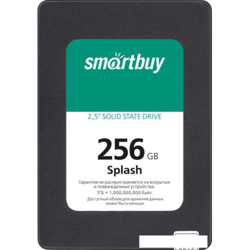 SSD Smart Buy Splash 2019 256GB SBSSD-256GT-MX902-25S3