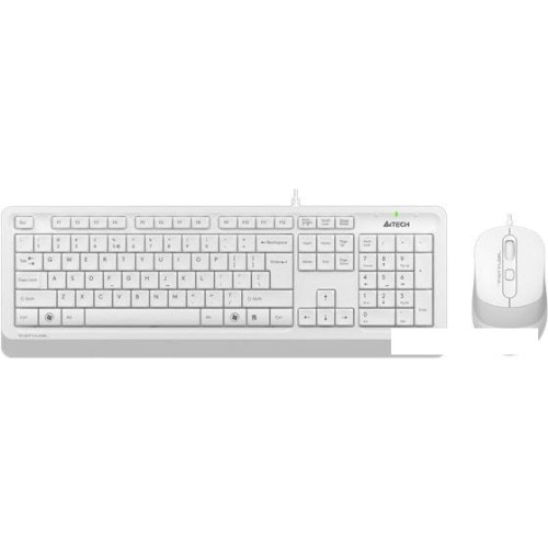 Клавиатура + мышь A4Tech Fstyler F1010 (белый/серый)