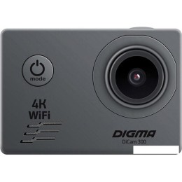 Экшен-камера Digma DiCam 300 (серый)
