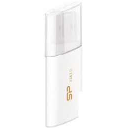 USB Flash Silicon-Power Blaze B06 White 32GB (SP032GBUF3B06V1W)