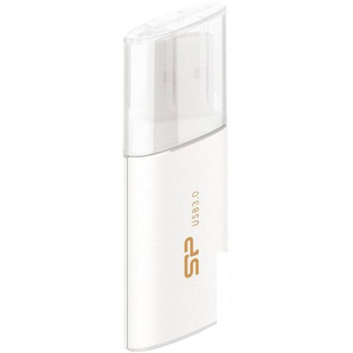 USB Flash Silicon-Power Blaze B06 White 32GB (SP032GBUF3B06V1W)