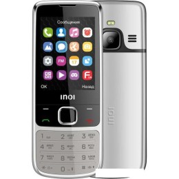Мобильный телефон Inoi 243 (серебристый)
