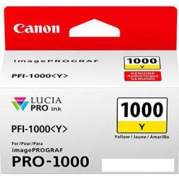 Картридж Canon PFI-1000 Y