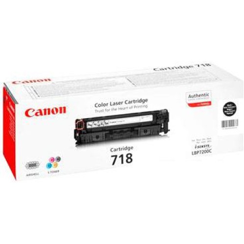 Тонер-картридж Canon 718 Black (2662B002AA)