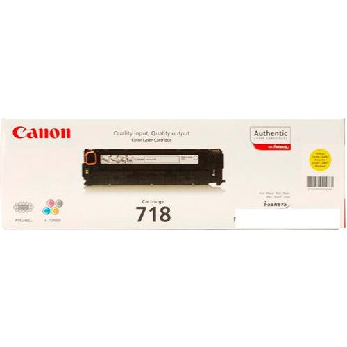 Тонер-картридж Canon 718 Yellow (265B002AA)