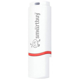 USB Flash Smart Buy Crown 8Gb White (SB8GBCRW-W)