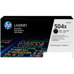 Комплект картриджей HP 504X (CE250XD)