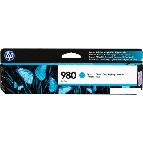 Тонер-картридж HP 980 Cyan Original Ink Cartridge (D8J07A)