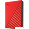 Внешний накопитель WD My Passport 4TB WDBPKJ0040BRD