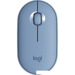 Мышь Logitech M350 Pebble (голубой)