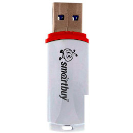 USB Flash Smart Buy Crown White 16GB (SB16GBCRW-W)