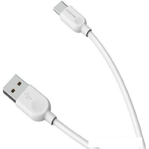 Кабель Borofone BX14 Type-C 1 м (белый)
