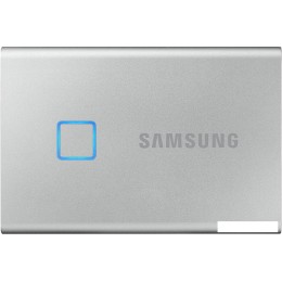 Внешний накопитель Samsung T7 Touch 500GB (серебристый)